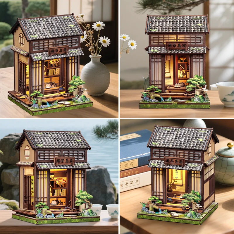 Diorama Casa de Té Japonés DIY | Kirishima Cha-an Kit 