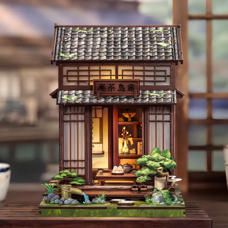 Diorama Casa de Té Japonés DIY | Kirishima Cha-an Kit 