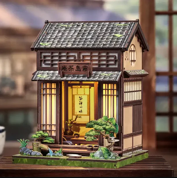 Diorama Casa de Té Japonés DIY | Kirishima Cha-an Kit 