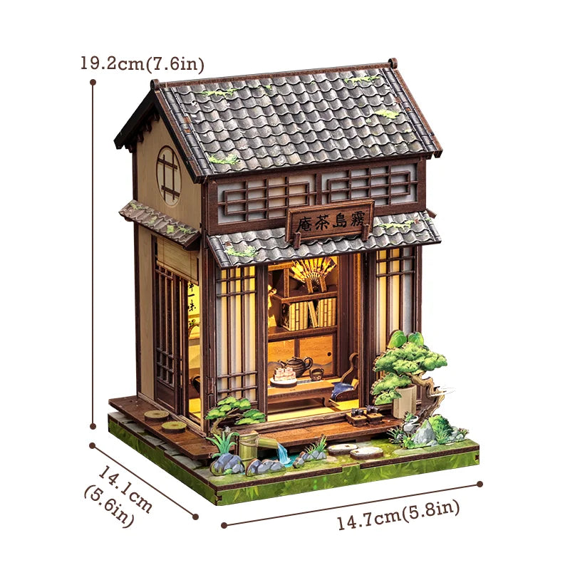 Diorama Casa de Té Japonés DIY | Kirishima Cha-an Kit 